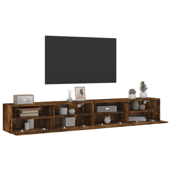 Savutammi tv-seinäkaappi Iuven 100x30x30cm (2 kpl puinen)