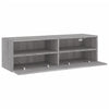 Harmaa tv-seinäkaappi Iuven 100x30x30cm (puinen)