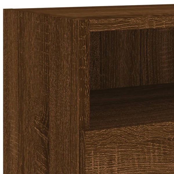 Ruskea tv-seinäkaappi Iuven 100x30x30cm (puinen)