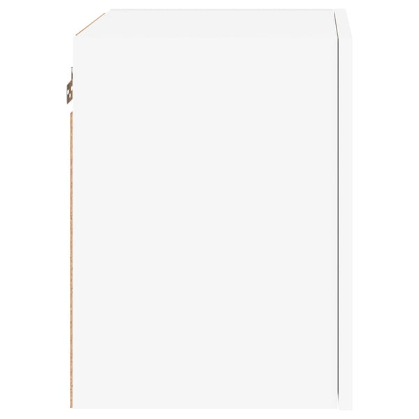 TV-seinäkaapit 2 kpl valkoinen 40,5x30x40 cm tekninen puu
