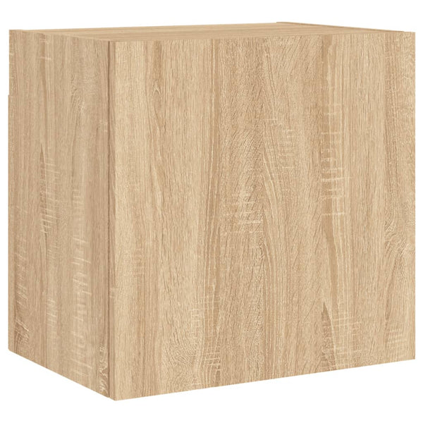 TV-seinäkaapit 2 kpl Sonoma-tammi 40,5x30x40 cm tekninen puu