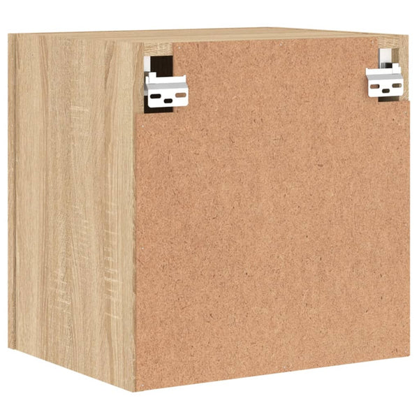 TV-seinäkaapit 2 kpl Sonoma-tammi 40,5x30x40 cm tekninen puu