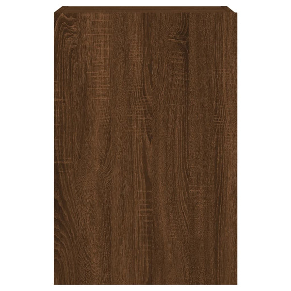 TV-seinäkaapit 2 kpl ruskea tammi 40,5x30x60 cm tekninen puu