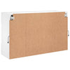 TV-seinäkaappi LED-valoilla valkoinen 98,5x30x60,5 cm