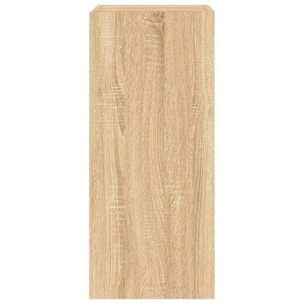 TV-seinäkaappi LED-valoilla Sonoma-tammi 30,5x35x70 cm