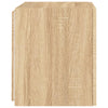 TV-seinäkaapit LED-valoilla 2 kpl Sonoma-tammi 40,5x35x40 cm