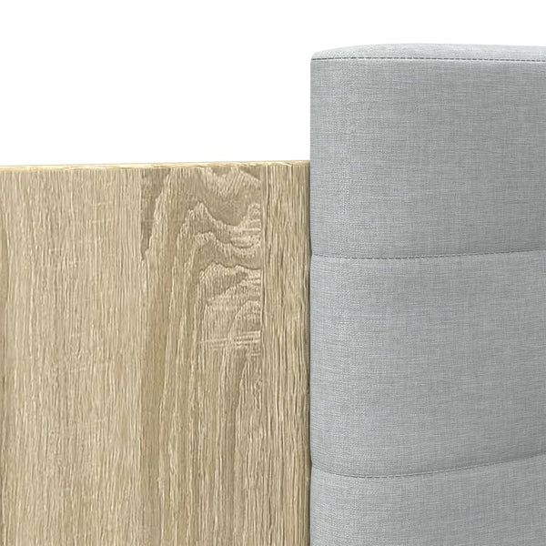 Sängynrunko päätylevyllä Sonoma-tammi 150x200 cm tekninen puu