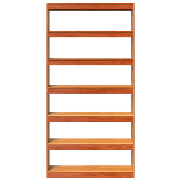 Kirjahylly/tilanjakaja 100x30x199,5 cm täysi mänty