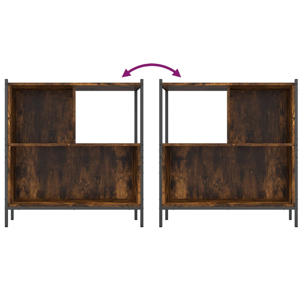 Kirjahylly savutammi 72x28x77,5 cm tekninen puu