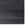 Matto suorakaide harmaa 60x400 cm bambu