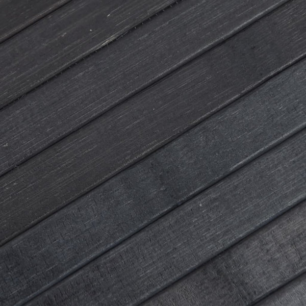 Matto suorakaide harmaa 60x400 cm bambu
