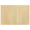 Matto suorakaide vaalea luonnollinen 70x100 cm bambu