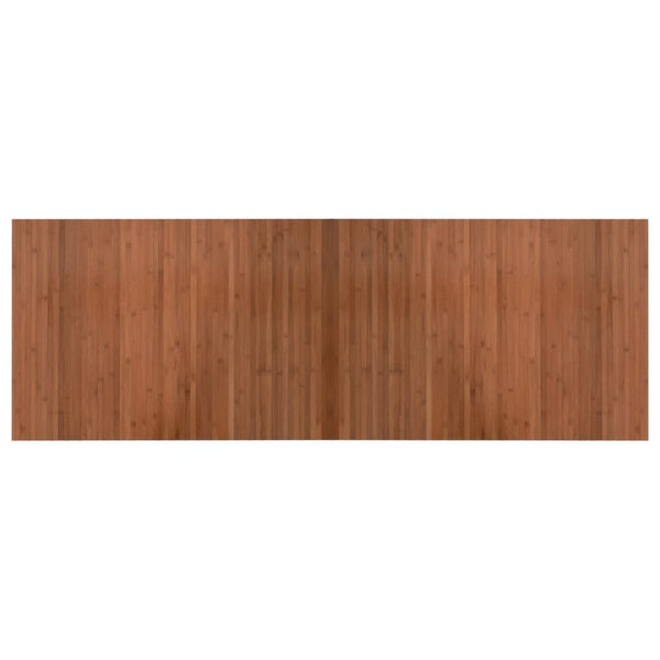 Matto suorakaide ruskea 70x200 cm bambu