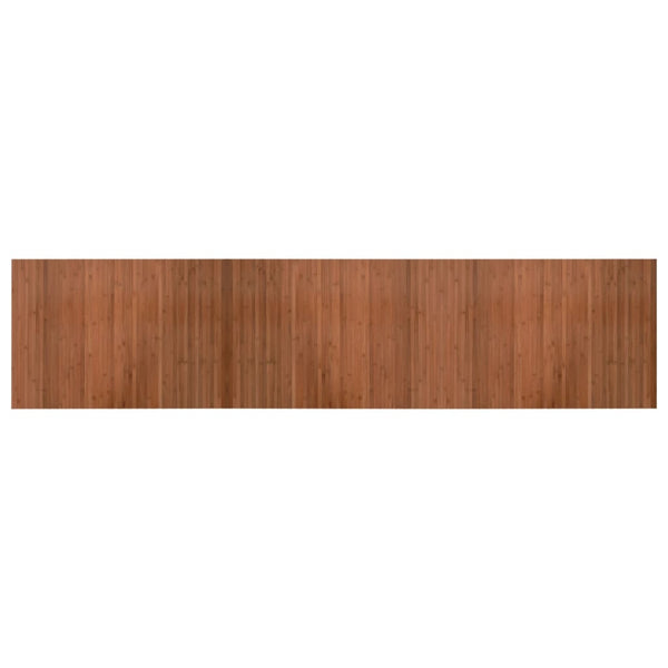 Matto suorakaide ruskea 70x300 cm bambu