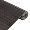 Matto suorakaide tummanruskea 70x400 cm bambu