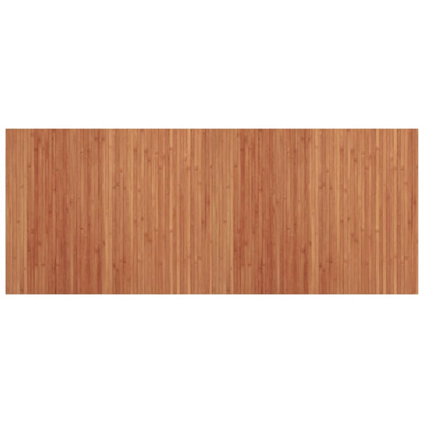 Matto suorakaide ruskea 80x200 cm bambu