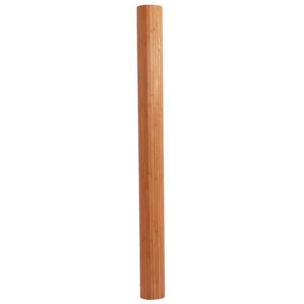 Matto suorakaide ruskea 80x200 cm bambu