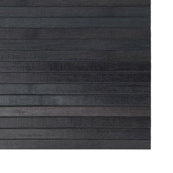 Matto suorakaide harmaa 100x200 cm bambu