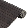 Matto suorakaide tummanruskea 100x200 cm bambu