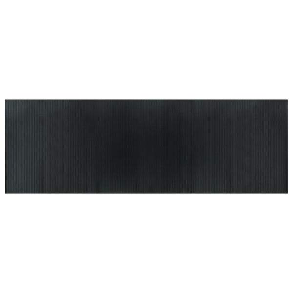Matto suorakaide harmaa 100x300 cm bambu