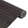 Matto suorakaide tummanruskea 100x300 cm bambu