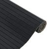 Matto suorakaide musta 100x400 cm bambu