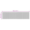 Matto suorakaide musta 100x400 cm bambu