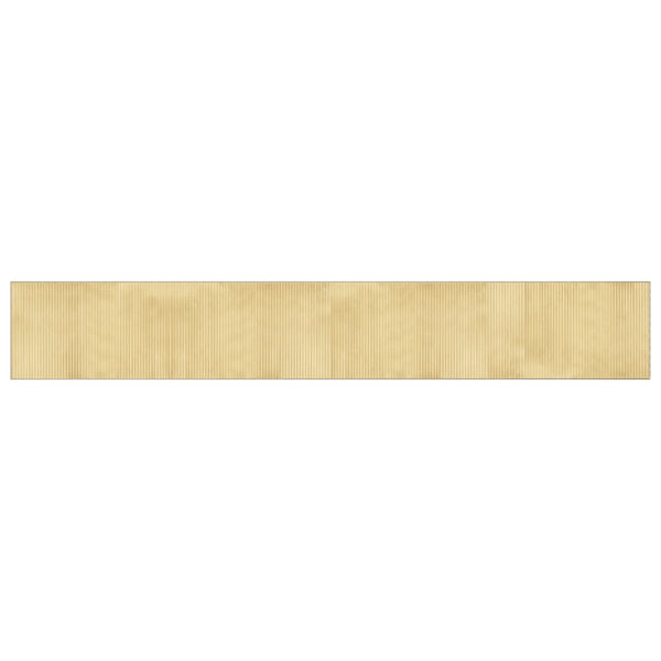 Matto suorakaide vaalea luonnollinen 60x400 cm bambu