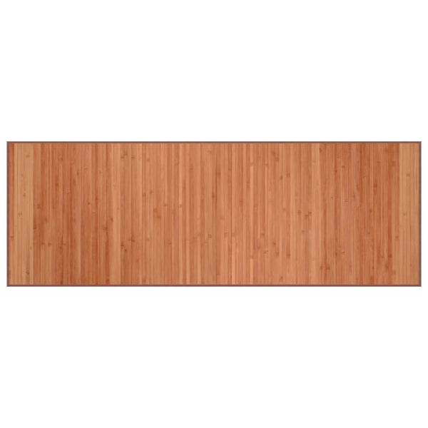 Matto suorakaide ruskea 70x200 cm bambu