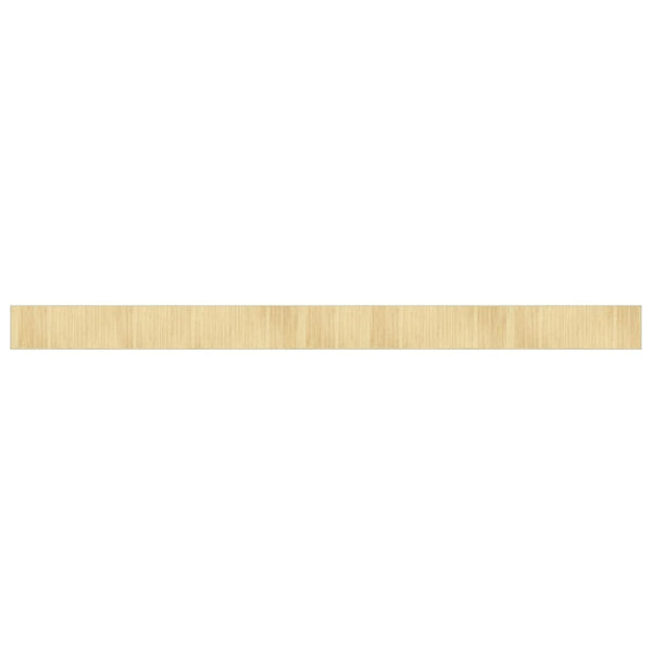 Matto suorakaide vaalea luonnollinen 70x1000 cm bambu