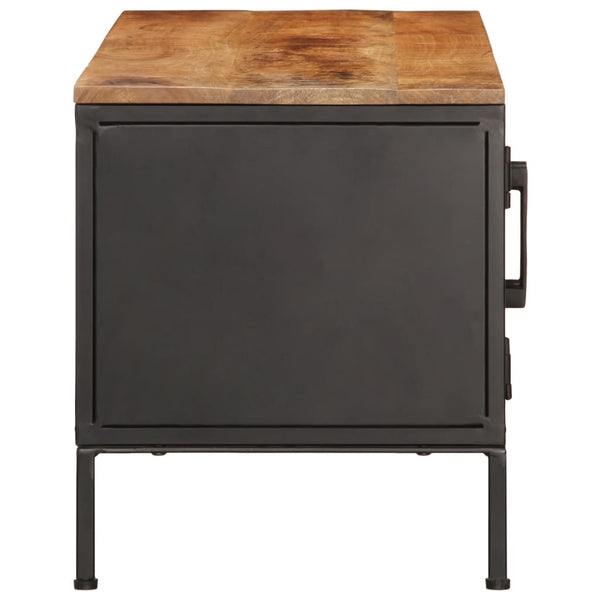 TV-taso 110x35x40 cm täysi karkea mangopuu