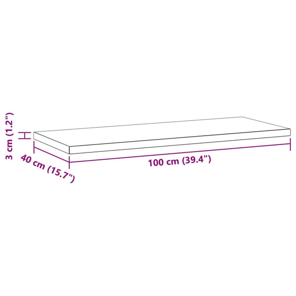 Seinähyllyt 2 kpl 100x40x3 cm musta ruostumaton teräs