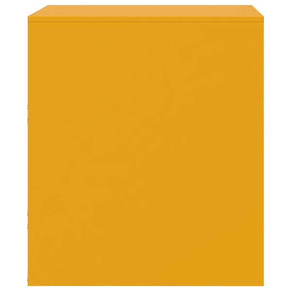 Yöpöytä keltainen 34,5x39x44 cm teräs