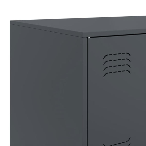 Senkki antrasiitti 67x39x73 cm teräs