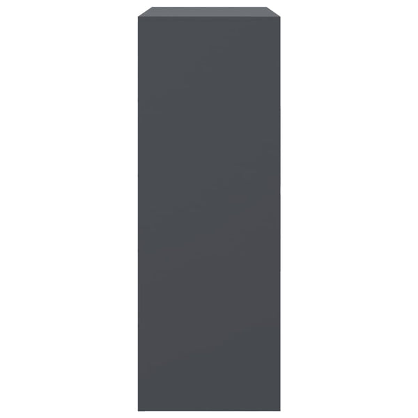 Senkki antrasiitti 67x39x107 cm teräs