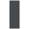 Senkki antrasiitti 67x39x107 cm teräs
