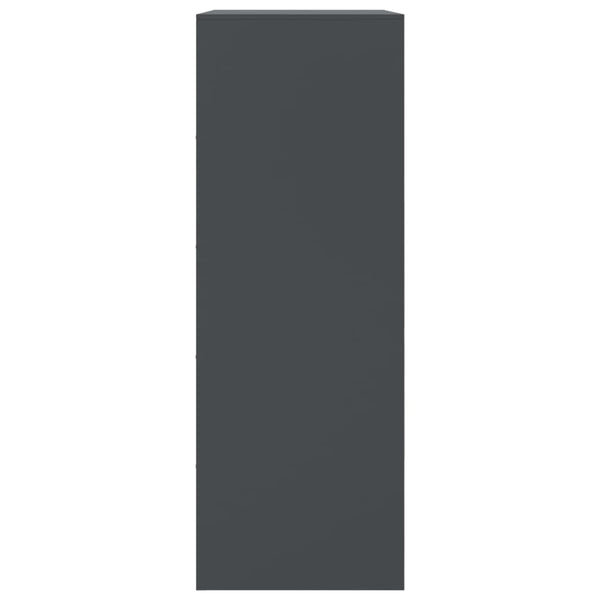 Senkki antrasiitti 67x39x107 cm teräs