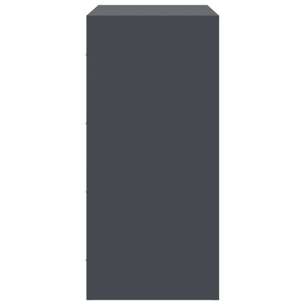 Senkki antrasiitti 67x39x83 cm teräs