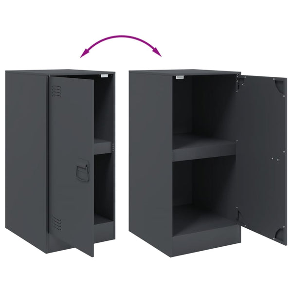 Senkki antrasiitti 34,5x39x73 cm teräs