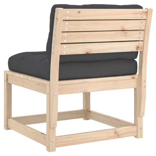 Puutarhasohvat tyynyllä 2 kpl täysi mänty