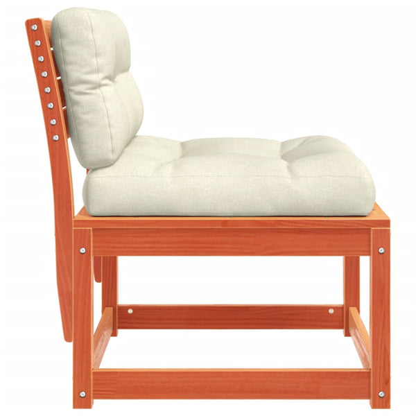 Puutarhasohvat tyynyillä 2 kpl hunajanruskea täysi mänty