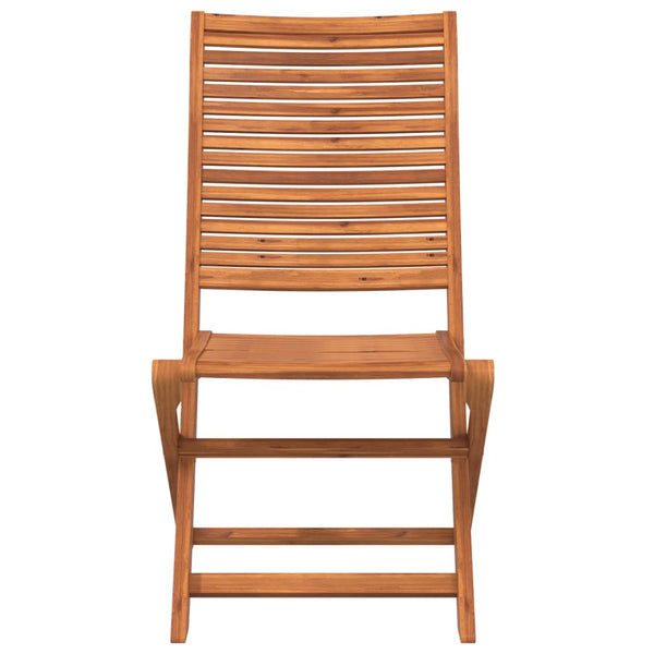 Kokoontaitettavat puutarhatuolit 2 kpl akasiapuu