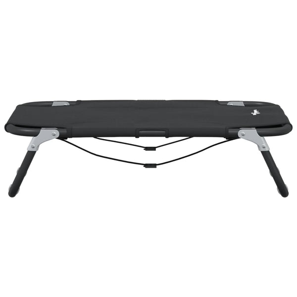 Taitettava koiransänky antrasiitti Oxford kangas ja teräs