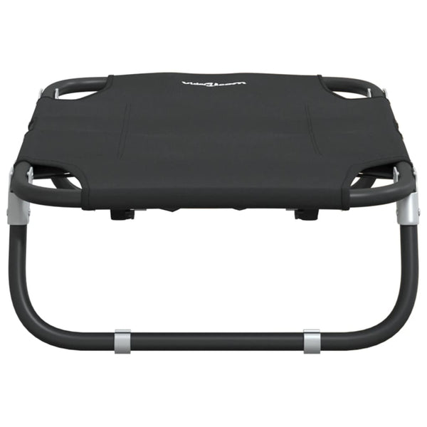 Taitettava koiransänky antrasiitti Oxford kangas ja teräs