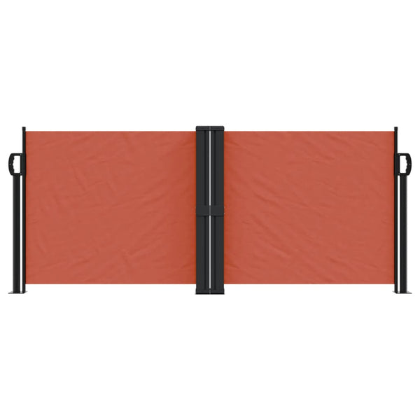 Sisäänvedettävä sivumarkiisi Terrakotta 100x600 cm