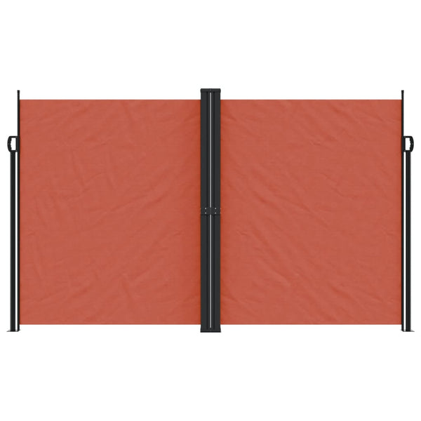 Sisäänvedettävä sivumarkiisi Terrakotta 200x600 cm