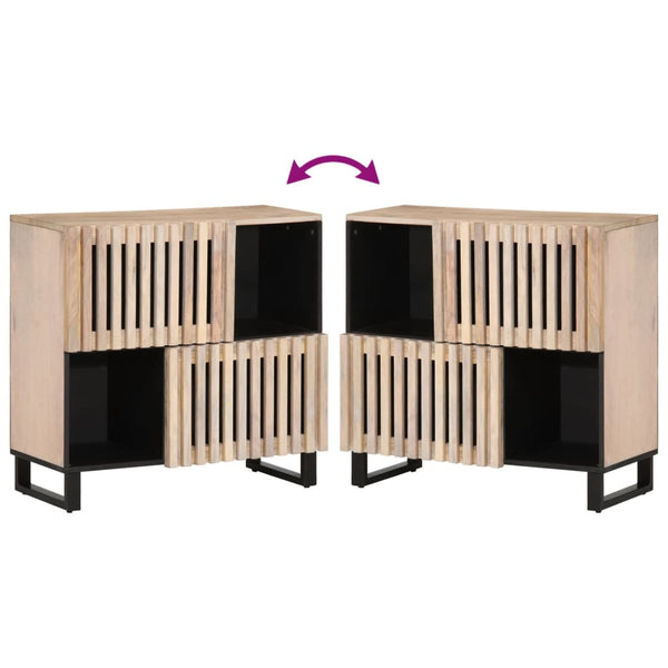 Senkki 80x34x75 cm täysi mangopuu