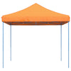 Oranssi taitettava pop-up juhlateltta Aurlian 292x292x315cm