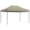 Taitettava pop-up juhlateltta taupe 440x292x315 cm