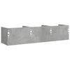 Seinäkaapit 2 kpl betoninharmaa 75x18x16,5 cm tekninen puu